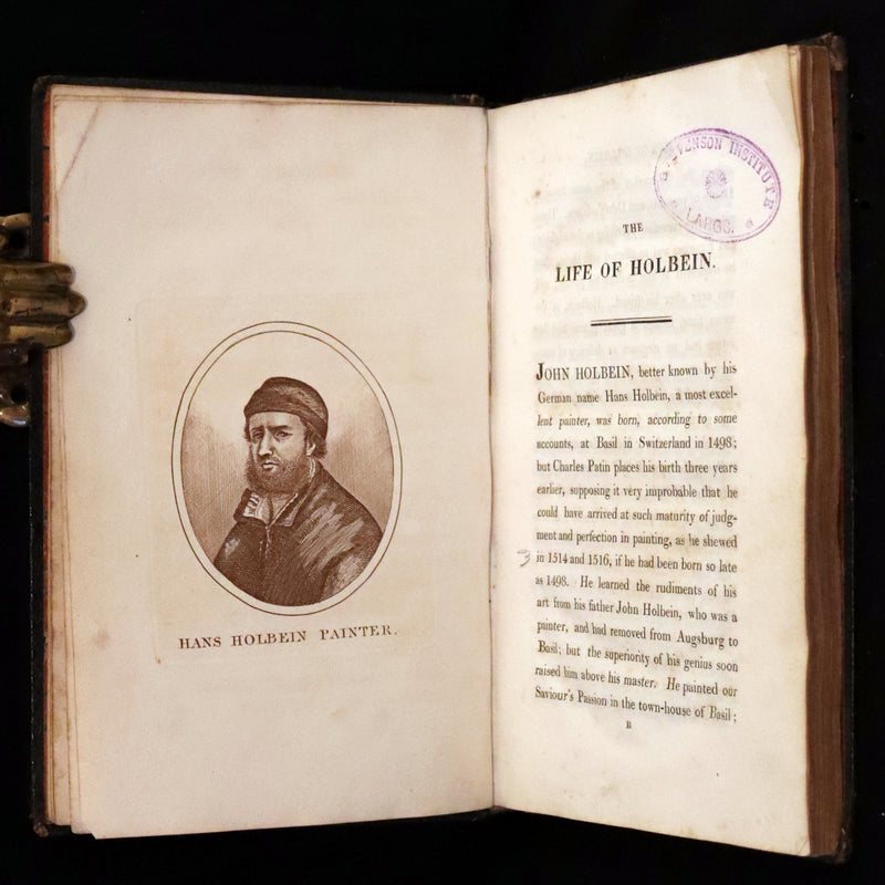 1816 Scarce Book -The Dance of Death, Danse Macabre by Hans Holbein, Color illustrated.