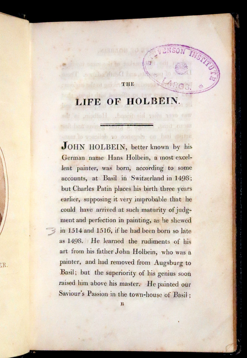 1816 Scarce Book -The Dance of Death, Danse Macabre by Hans Holbein, Color illustrated.