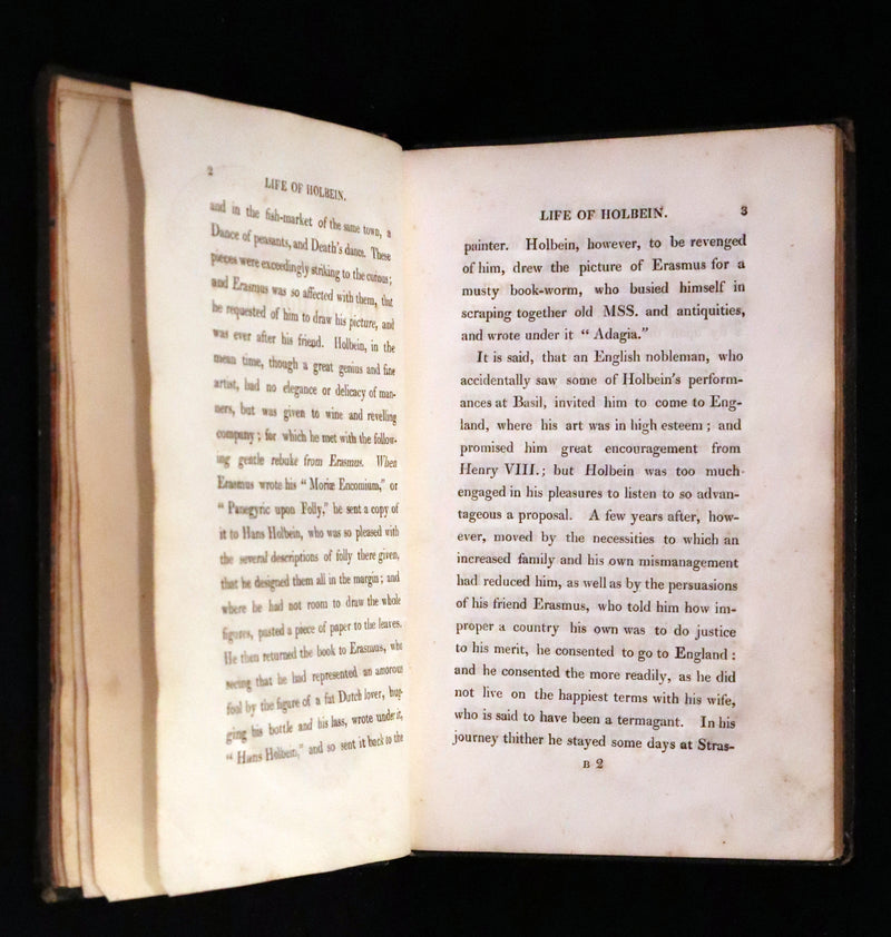 1816 Scarce Book -The Dance of Death, Danse Macabre by Hans Holbein, Color illustrated.