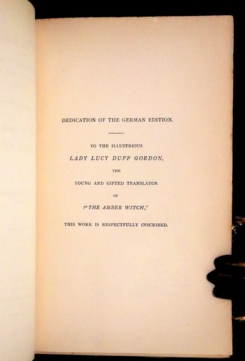 1894 Rare Book set - Sidonia the Sorceress and Mary Schweidler, The Amber Witch.