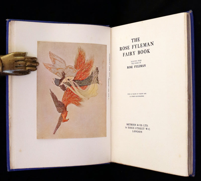 1923 Rare First Edition - The Rose Fyleman Fairy Book Illustrated by Hilda T. Miller.