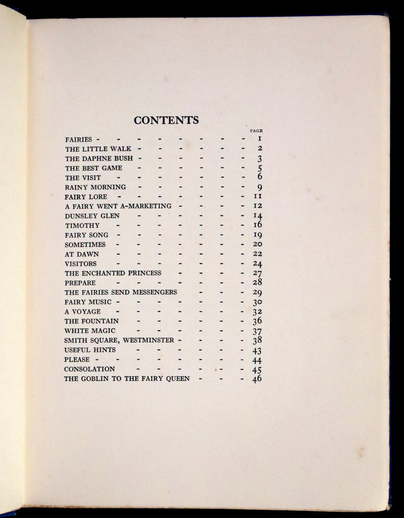 1923 Rare First Edition - The Rose Fyleman Fairy Book Illustrated by Hilda T. Miller.