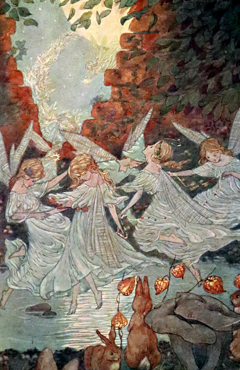 1923 Rare First Edition - The Rose Fyleman Fairy Book Illustrated by Hilda T. Miller.