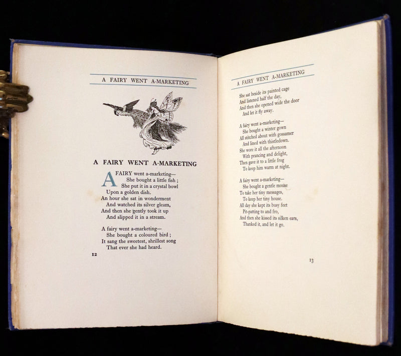 1923 Rare First Edition - The Rose Fyleman Fairy Book Illustrated by Hilda T. Miller.