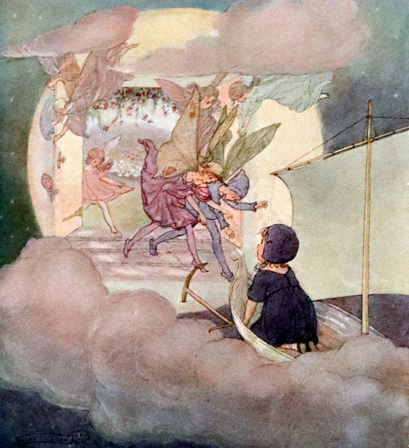 1923 Rare First Edition - The Rose Fyleman Fairy Book Illustrated by Hilda T. Miller.