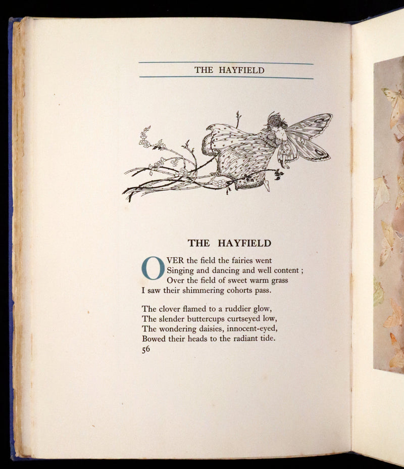 1923 Rare First Edition - The Rose Fyleman Fairy Book Illustrated by Hilda T. Miller.