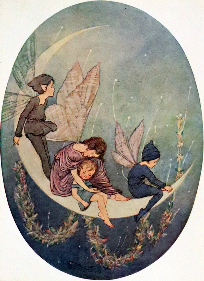 1923 Rare First Edition - The Rose Fyleman Fairy Book Illustrated by Hilda T. Miller.
