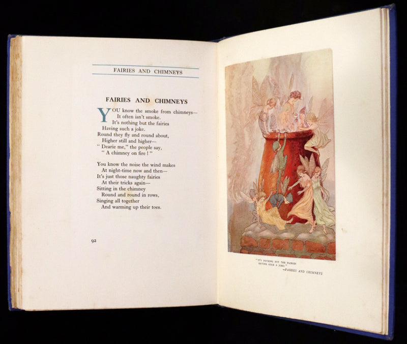 1923 Rare First Edition - The Rose Fyleman Fairy Book Illustrated by Hilda T. Miller.
