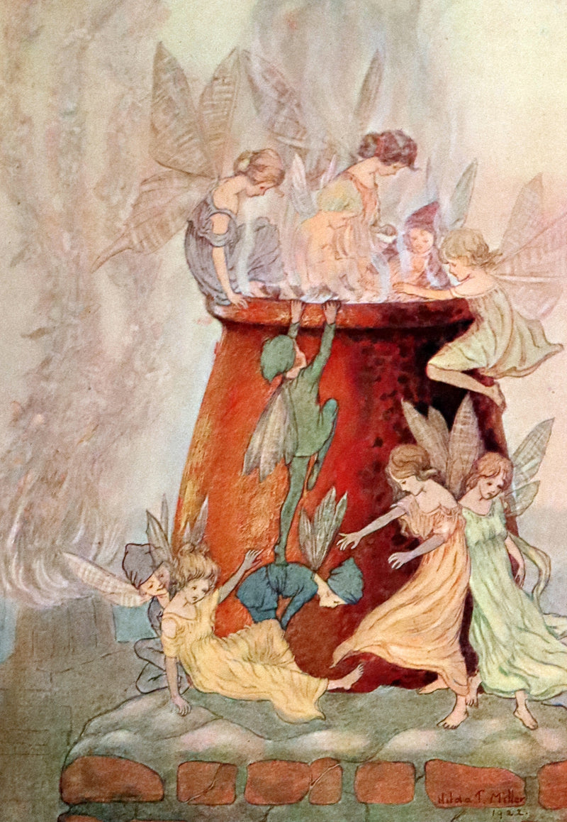 1923 Rare First Edition - The Rose Fyleman Fairy Book Illustrated by Hilda T. Miller.