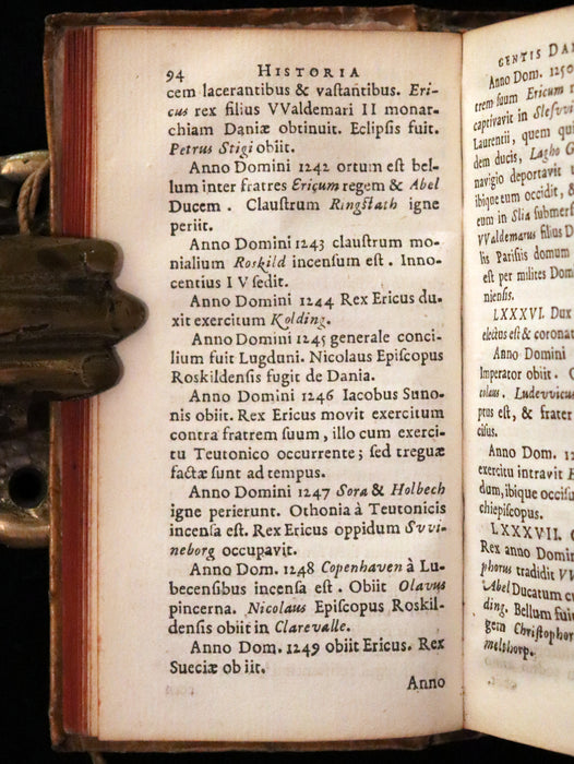 1629 Rare Latin First Edition - Of the Kingdom of Denmark and Norway by Stephanius.