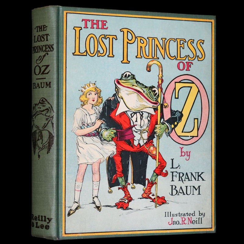 1917 Rare Oz Book - The Lost Princess of Oz by L. Frank Baum, Illustrated by JNO R. Neill.