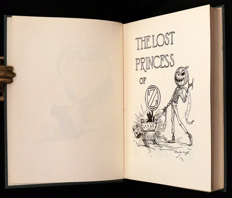 1917 Rare Oz Book - The Lost Princess of Oz by L. Frank Baum, Illustrated by JNO R. Neill.