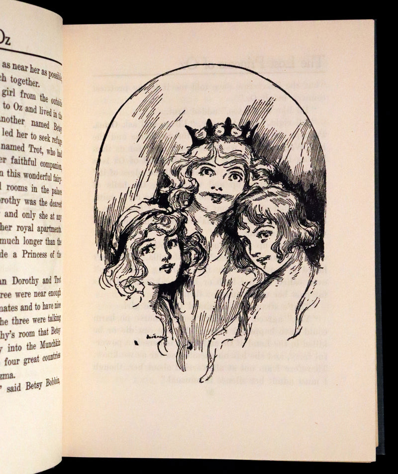 1917 Rare Oz Book - The Lost Princess of Oz by L. Frank Baum, Illustrated by JNO R. Neill.