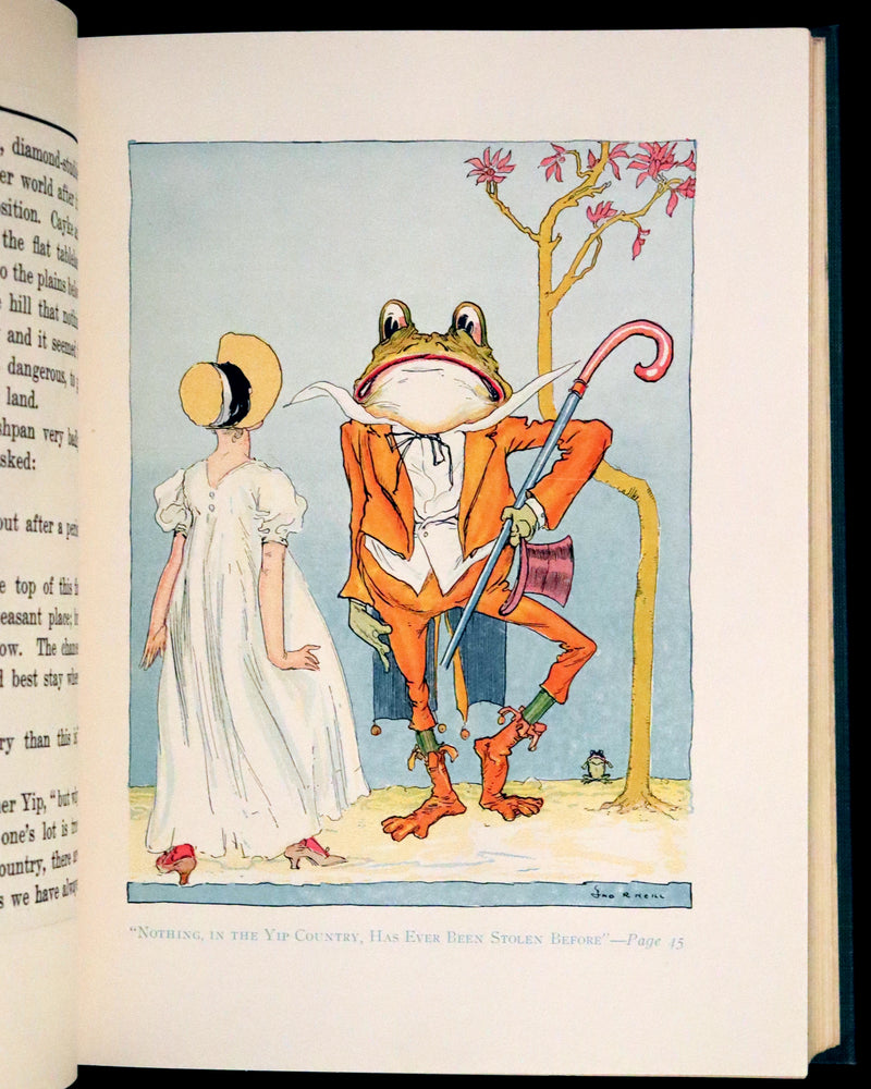 1917 Rare Oz Book - The Lost Princess of Oz by L. Frank Baum, Illustrated by JNO R. Neill.