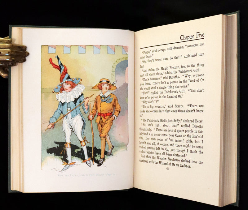1917 Rare Oz Book - The Lost Princess of Oz by L. Frank Baum, Illustrated by JNO R. Neill.