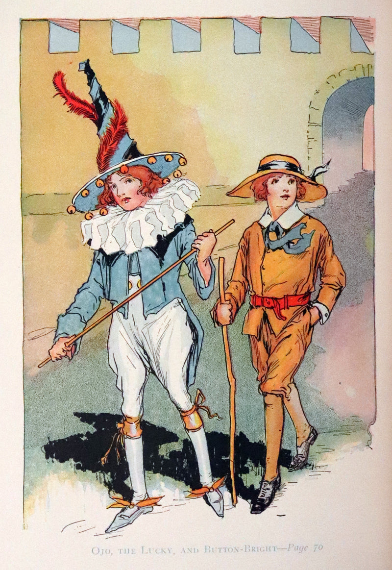 1917 Rare Oz Book - The Lost Princess of Oz by L. Frank Baum, Illustrated by JNO R. Neill.