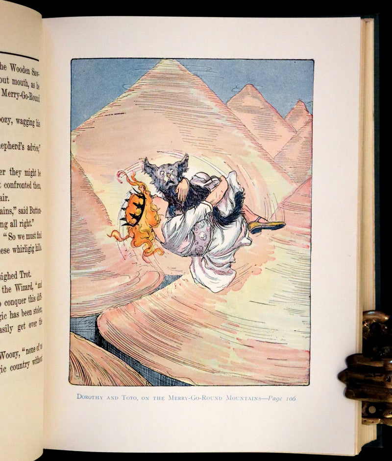 1917 Rare Oz Book - The Lost Princess of Oz by L. Frank Baum, Illustrated by JNO R. Neill.