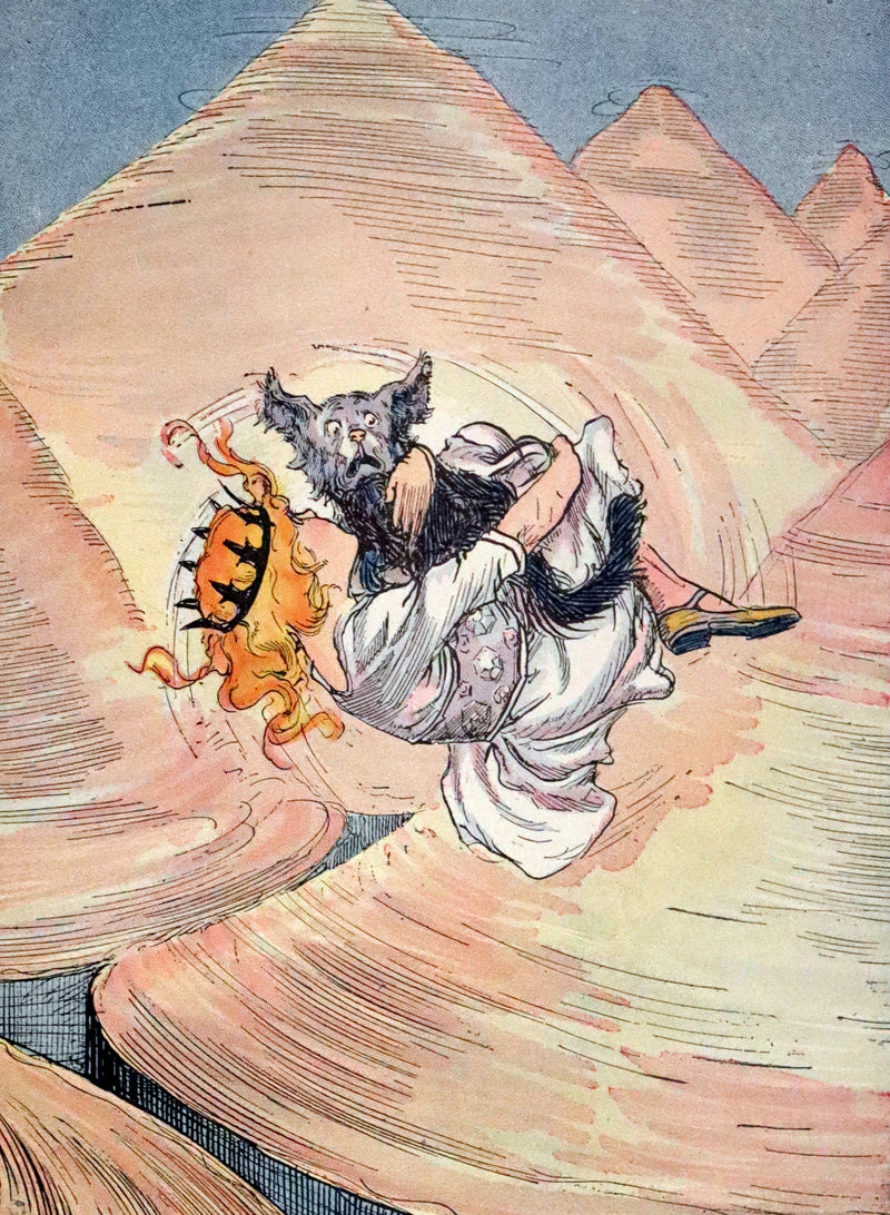 1917 Rare Oz Book - The Lost Princess of Oz by L. Frank Baum, Illustrated by JNO R. Neill.