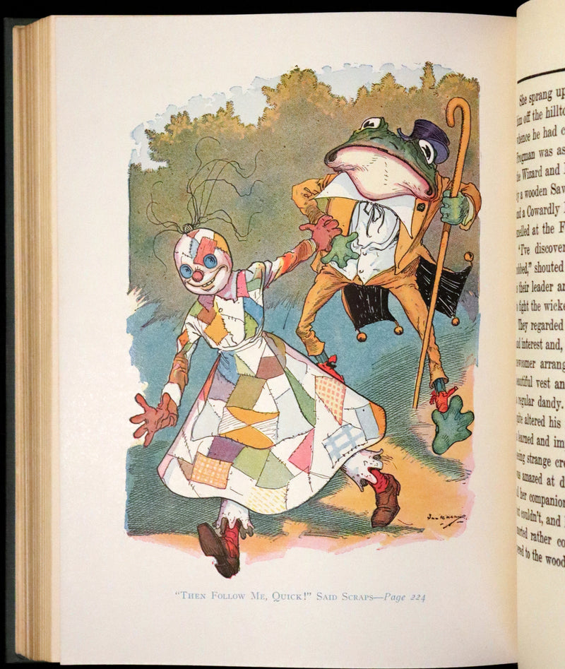 1917 Rare Oz Book - The Lost Princess of Oz by L. Frank Baum, Illustrated by JNO R. Neill.