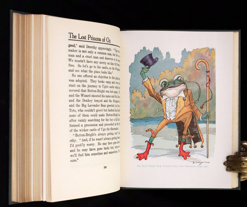1917 Rare Oz Book - The Lost Princess of Oz by L. Frank Baum, Illustrated by JNO R. Neill.