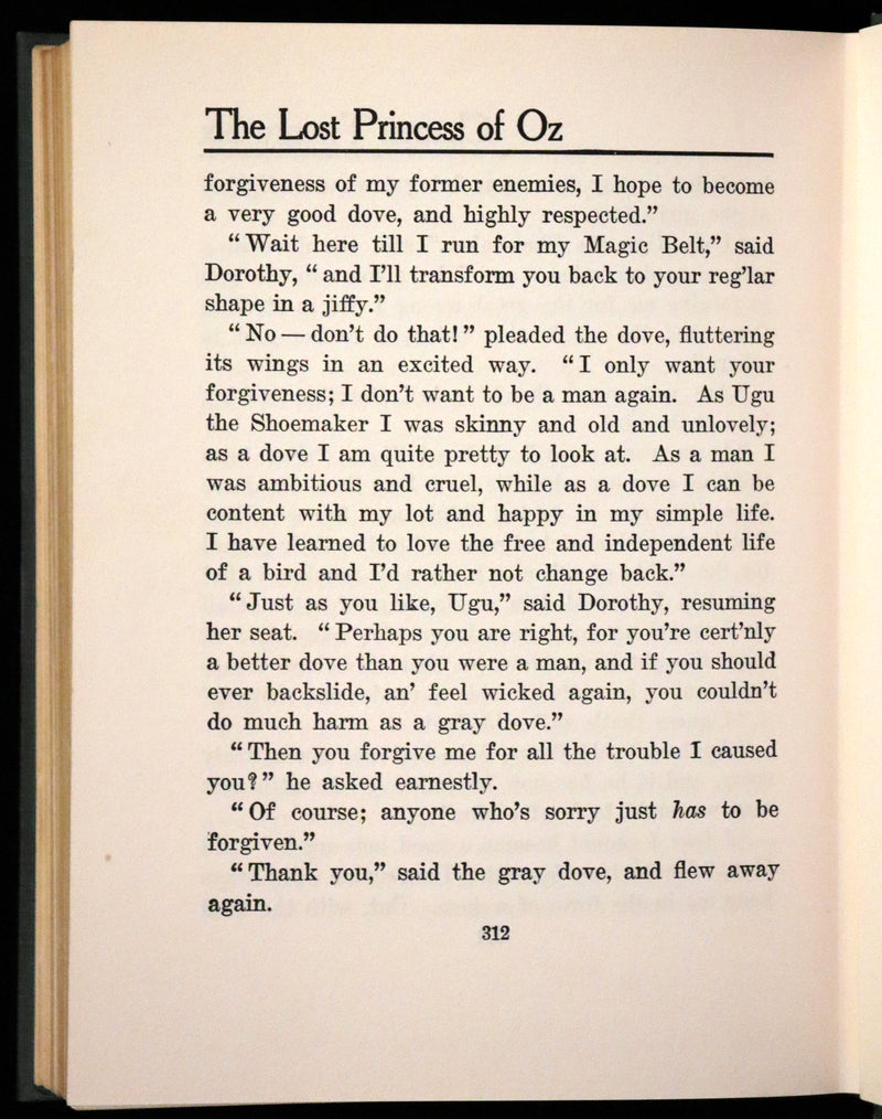 1917 Rare Oz Book - The Lost Princess of Oz by L. Frank Baum, Illustrated by JNO R. Neill.