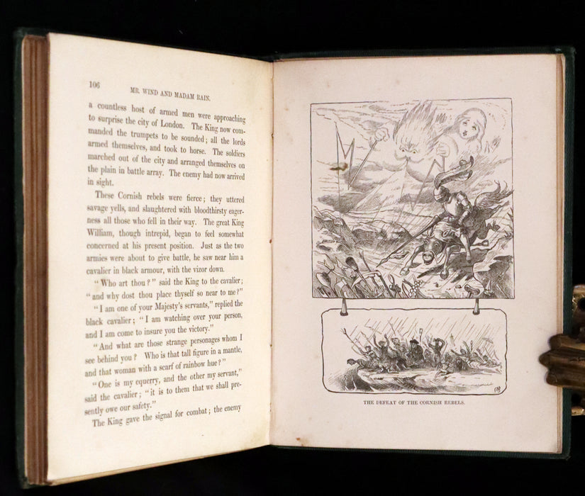 1864 Rare First Edition - Mr. Wind and Madam Rain by Paul de Musset, illustrated by Charles H. Bennett.