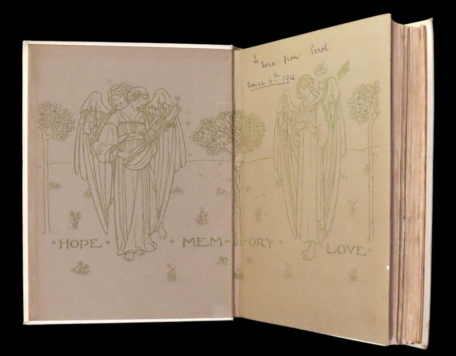 1910 Rare First Edition - Poems by Christina Rossetti Illustrated by Pre-Raphaelite Florence Harrison.