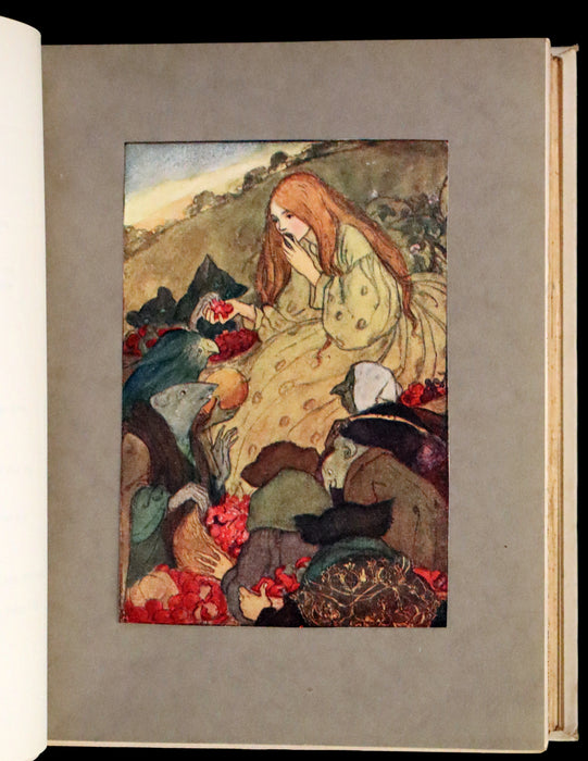 1910 Rare First Edition - Poems by Christina Rossetti Illustrated by Pre-Raphaelite Florence Harrison.