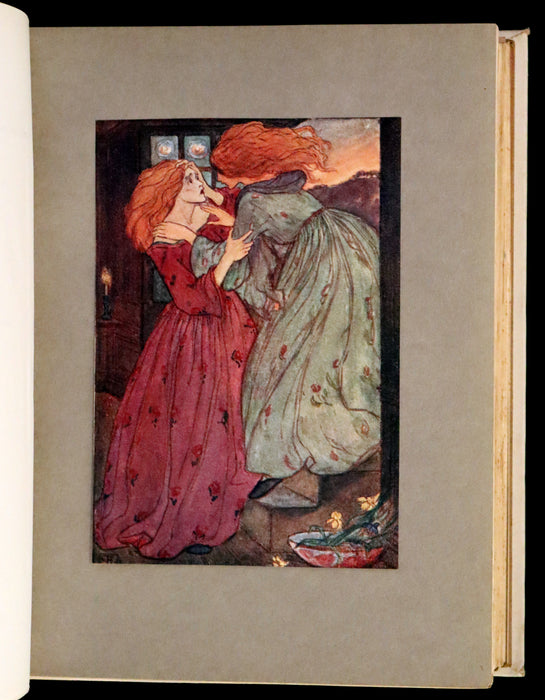 1910 Rare First Edition - Poems by Christina Rossetti Illustrated by Pre-Raphaelite Florence Harrison.