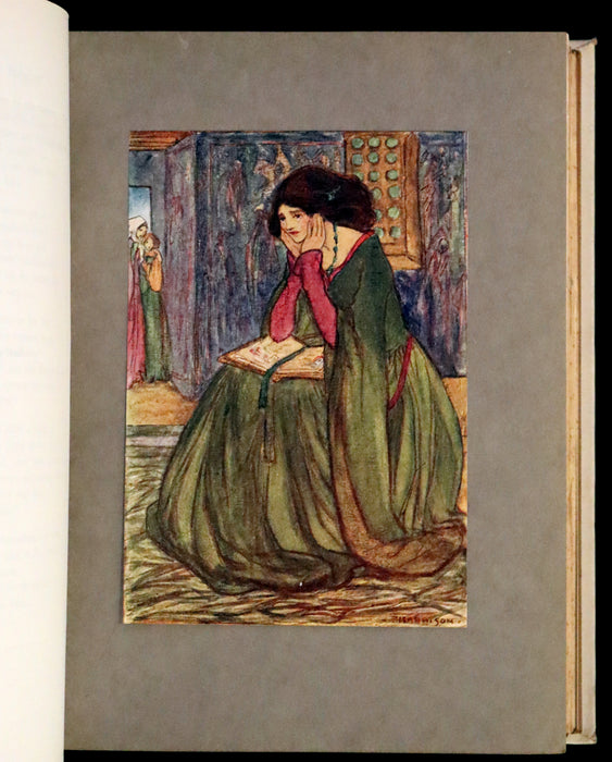 1910 Rare First Edition - Poems by Christina Rossetti Illustrated by Pre-Raphaelite Florence Harrison.