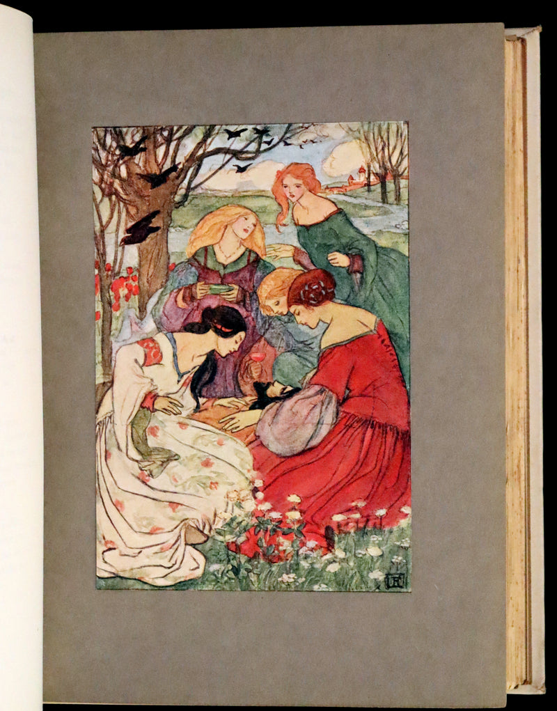 1910 Rare First Edition - Poems by Christina Rossetti Illustrated by Pre-Raphaelite Florence Harrison.