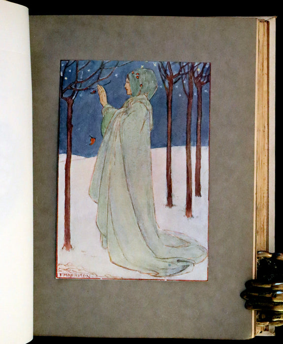 1910 Rare First Edition - Poems by Christina Rossetti Illustrated by Pre-Raphaelite Florence Harrison.