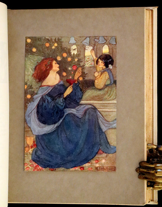 1910 Rare First Edition - Poems by Christina Rossetti Illustrated by Pre-Raphaelite Florence Harrison.