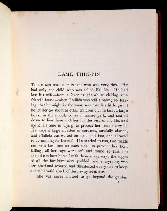 1909 Scarce First Edition - Dame Thin-Pin Other Edwardian Fairy Tales by Helen M. Dixon.