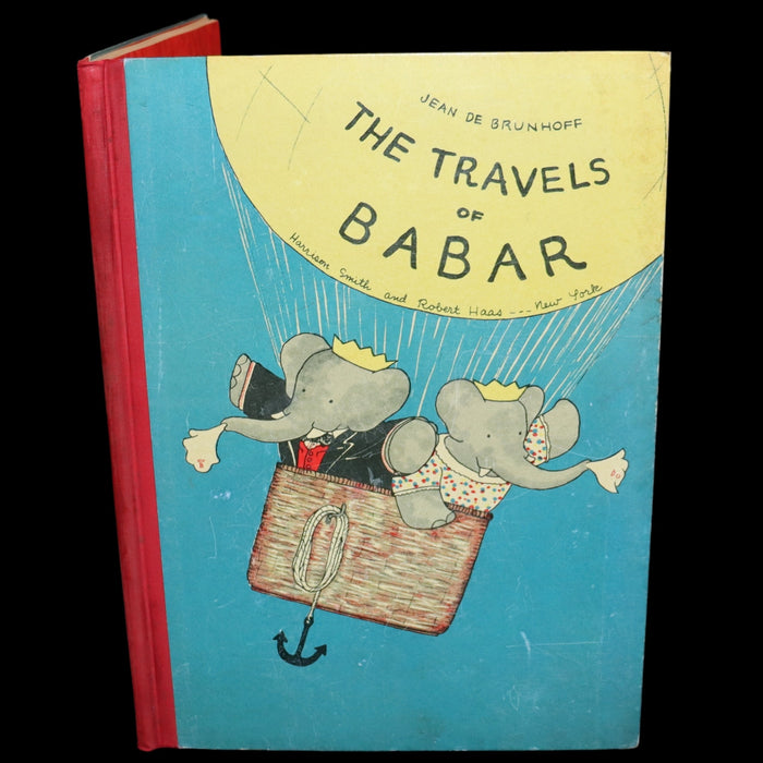 1934 First English Edition - The Travels of Babar by Jean de Brunhoff.