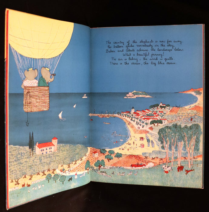 1934 First English Edition - The Travels of Babar by Jean de Brunhoff.