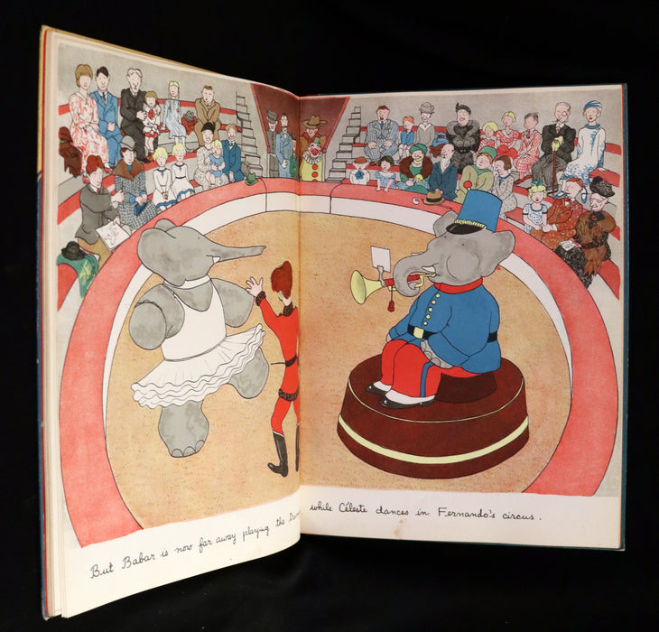 1934 First English Edition - The Travels of Babar by Jean de Brunhoff.