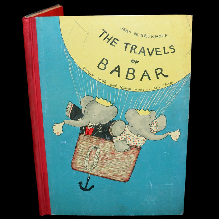 1934 First English Edition - The Travels of Babar by Jean de Brunhoff.