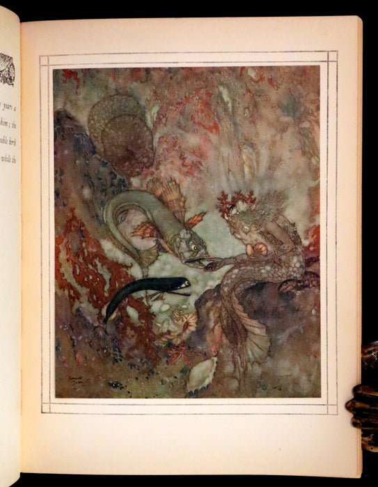 1911 Rare First Edition - The Nightingale and Other Stories from Andersen, Illustrated By Edmund Dulac.