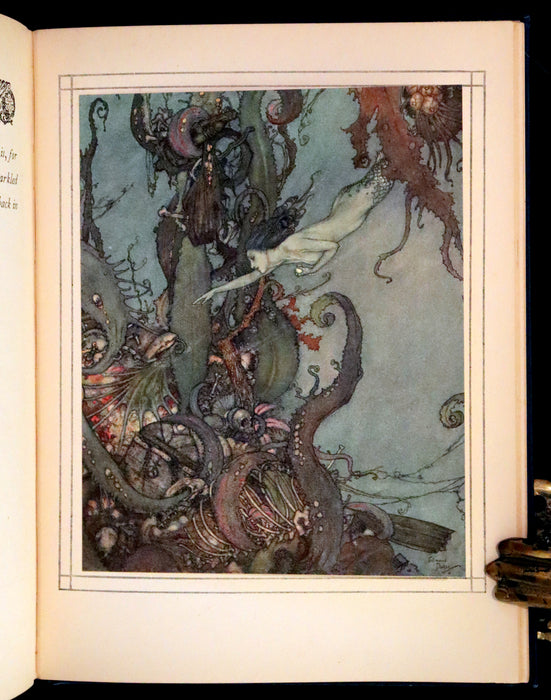 1911 Rare First Edition - The Nightingale and Other Stories from Andersen, Illustrated By Edmund Dulac.