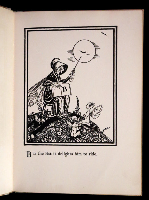 1933 Scarce First Edition - The Fairy Alphabet as Used by Merlin illustrated by Elizabeth MacKinstry.