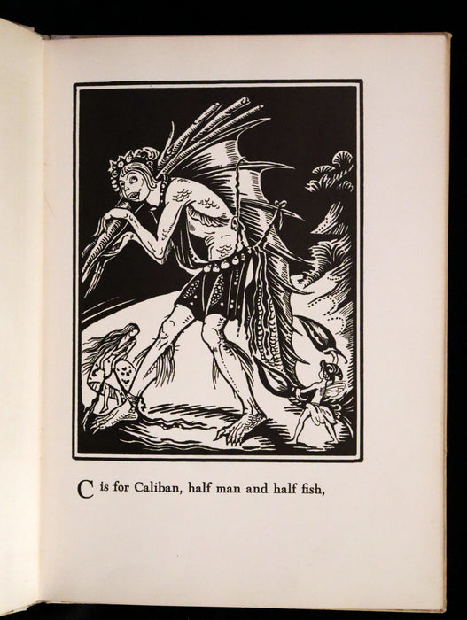 1933 Scarce First Edition - The Fairy Alphabet as Used by Merlin illustrated by Elizabeth MacKinstry.