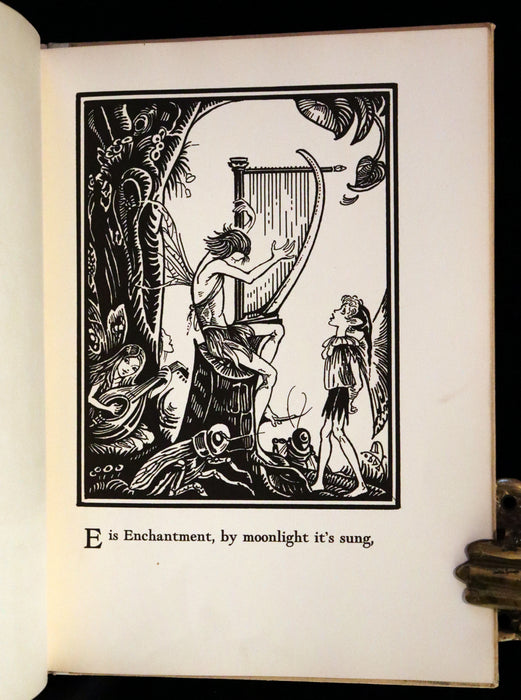 1933 Scarce First Edition - The Fairy Alphabet as Used by Merlin illustrated by Elizabeth MacKinstry.