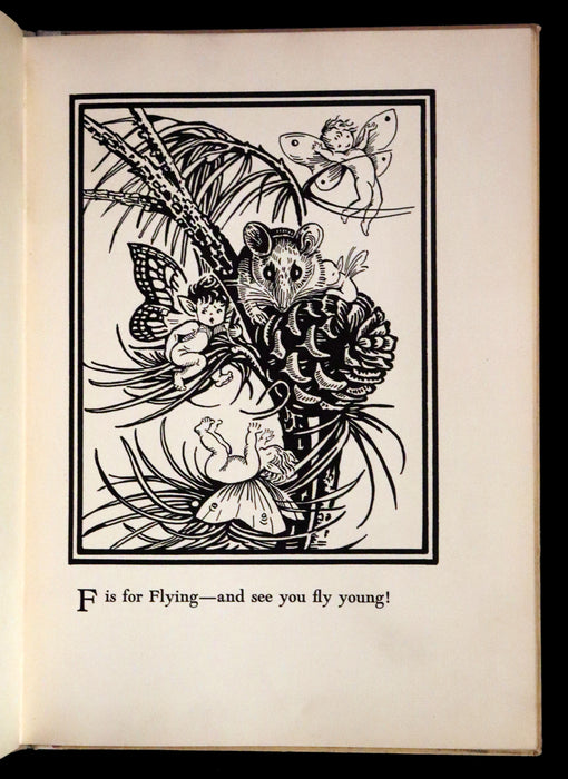 1933 Scarce First Edition - The Fairy Alphabet as Used by Merlin illustrated by Elizabeth MacKinstry.