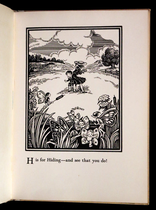 1933 Scarce First Edition - The Fairy Alphabet as Used by Merlin illustrated by Elizabeth MacKinstry.