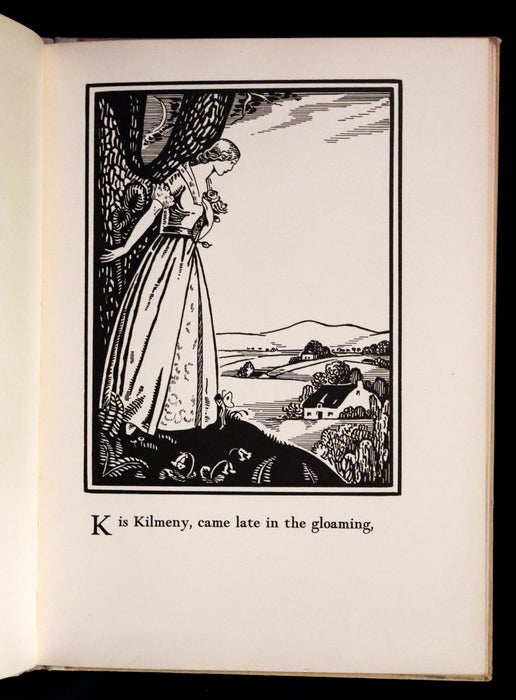 1933 Scarce First Edition - The Fairy Alphabet as Used by Merlin illustrated by Elizabeth MacKinstry.