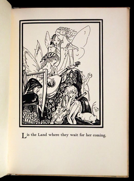 1933 Scarce First Edition - The Fairy Alphabet as Used by Merlin illustrated by Elizabeth MacKinstry.