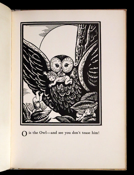 1933 Scarce First Edition - The Fairy Alphabet as Used by Merlin illustrated by Elizabeth MacKinstry.