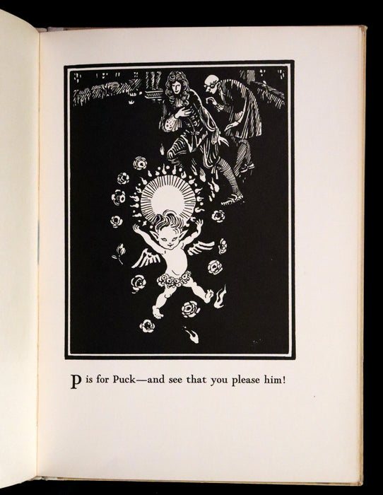 1933 Scarce First Edition - The Fairy Alphabet as Used by Merlin illustrated by Elizabeth MacKinstry.