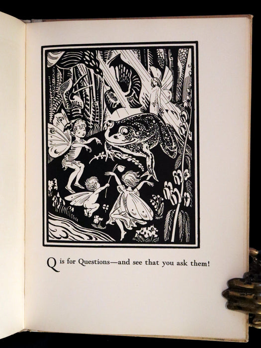 1933 Scarce First Edition - The Fairy Alphabet as Used by Merlin illustrated by Elizabeth MacKinstry.